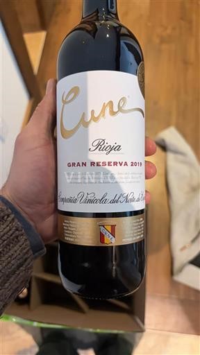 La Rioja Rioja Cune (Compañía Vinícola del Norte de España) Gran Reserva 2019