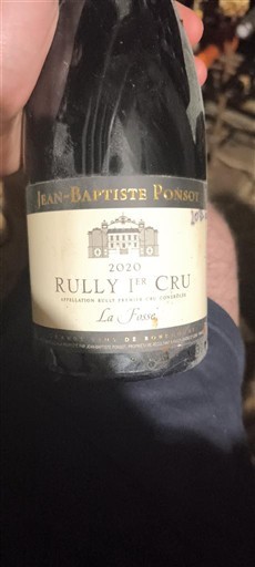Bourgondië Rully Premier Cru Jean-Baptiste Ponsot La Fosse 2020