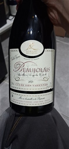 Beaujolais Domaine S Rêves des Varennes 2021