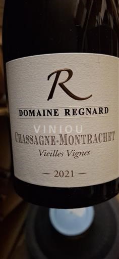 Bourgogne Chassagne-montrachet Domaine Regnard Vieilles Vignes 2021