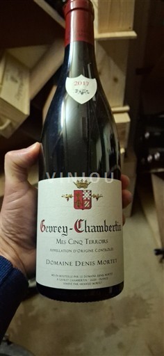 Bourgogne Gevrey-chambertin Domaine Nis Mortet Mes Cinq Terroirs 2017