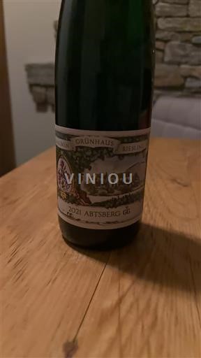 Mosel Moselle Maximin Grünhaus Abtsberg GG 2021