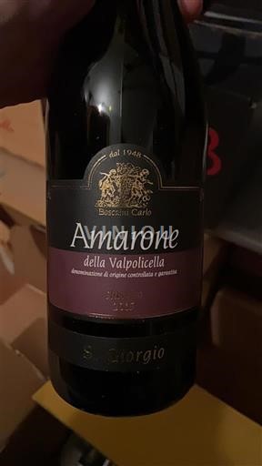 Benecija Amarone della Valpolicella Boscarato Carlo San Giorgio 2015