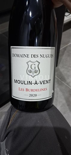 Beaujolais Moulin-à-vent Domaine S Nugues Les Burdelines 2020