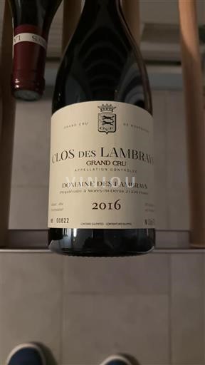 Borgogna Clos-des-lambrays Grand Cru Domaine S Lambrays Clos des Lambrays 2016