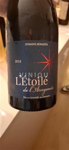 Languedoque Minervois-la-Livinière Domaine Benazeth L'Étoilé de l'Aragonide 2018