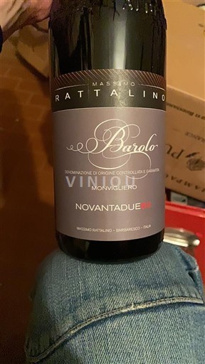 Piemonte Barolo Massimo Rattalino Novantadue 2016