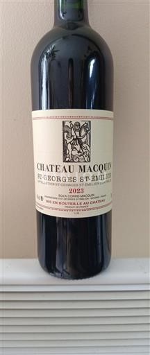 Bordeaux Saint-Georges-Saint-Émilion Château Macquin 2023