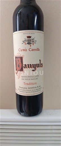 Roussillon Banyuls Domaine Manya-Puig Camille Không niên vụ