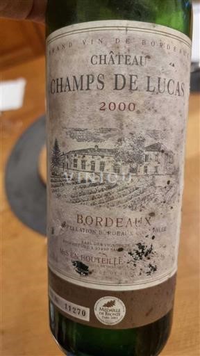 Bordeaux Château Champs de Lucas 2000