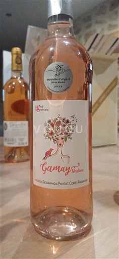 Languedoc và Roussillon Côtes Catalanes Les 3 Colombes Gamay Rosé 2023
