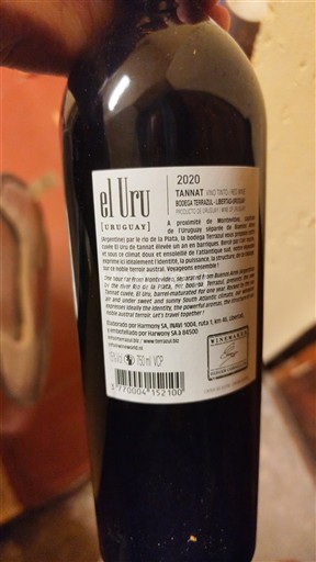 Canelones Bodega Bernardi El Uru 2020