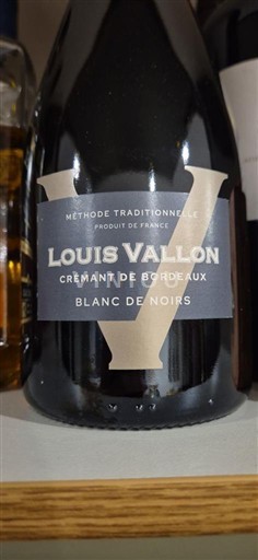 Bordeaux Crémant-de-bordeaux Louis Vallon Blanc de Noirs Không niên vụ