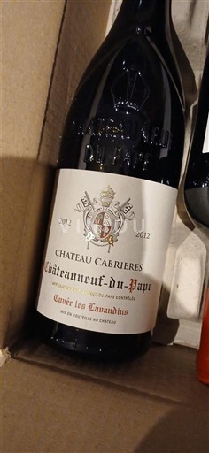 Vallée du Rhône Châteauneuf-du-pape Château Cabrières les Sables d'Or 2012
