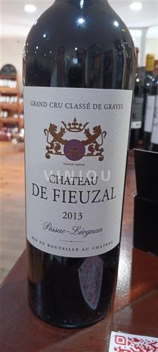 Bordeaux Pessac-Léognan Grand Cru Château Fieuzal 2013