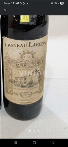 Bordéus Saint-Émilion Grand Cru Grand Cru Château Laroque 1990