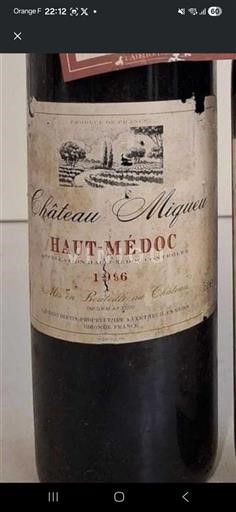 Bordeaux Haut-Médoc Château Miqueu 1996