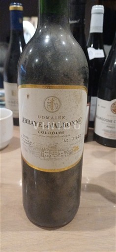 Roussillon Collioure Domaine Abbaye de Valbonne 2006