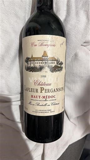Bordeaux Haut-Médoc Château Lafleur Perganson 1998