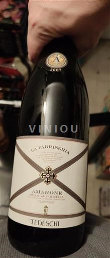 Véneto Amarone della Valpolicella Tedeschi La Fabriseria 2007