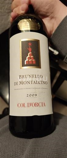 Toscana Brunello di Montalcino Col d'Orcia 2009