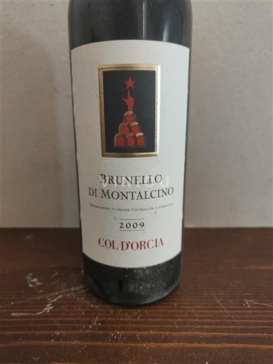 Tuscany Brunello di Montalcino Col d'Orcia 2009