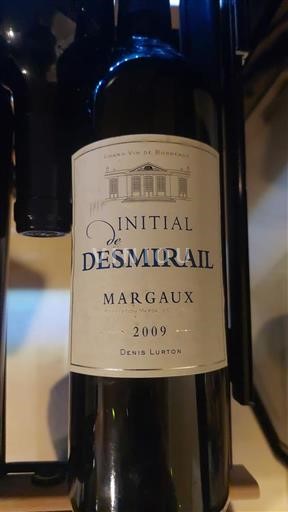 Bordeaux Margaux Desmirail Initial de Desmirail 2009