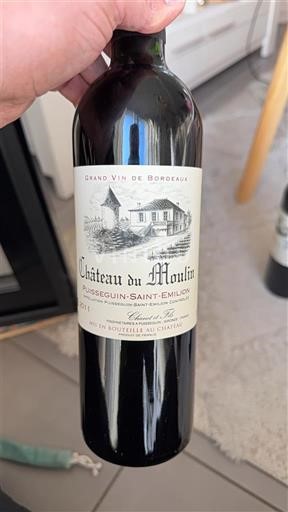 Бордо Пюїссеген-Сент-Емільйон Château Moulin Без вінтажу