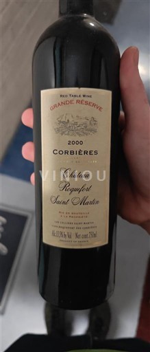 Languedoc Corbières Château Roquefort Saint Martin Grande Réserve 2000