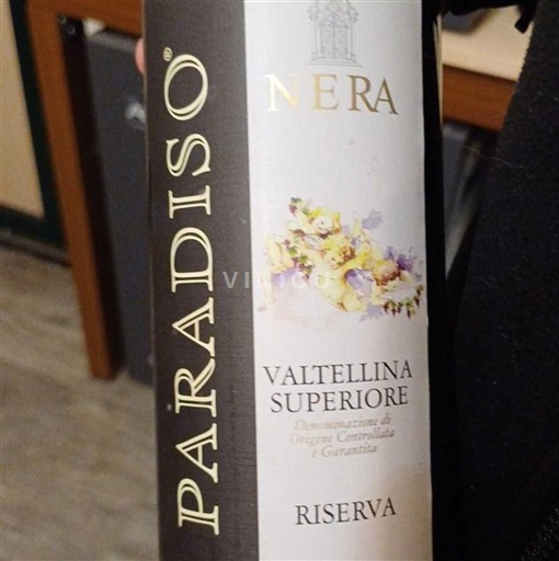 Lombardy Thượng Valtellina Nera Paradiso Riserva Không niên vụ
