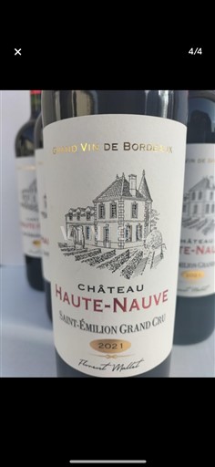 Бордо Сент-Емільйон Гран Крю Grand Cru Haute Nauve 2021