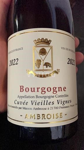 Borgogna Ambroise Vieilles Vignes 2022