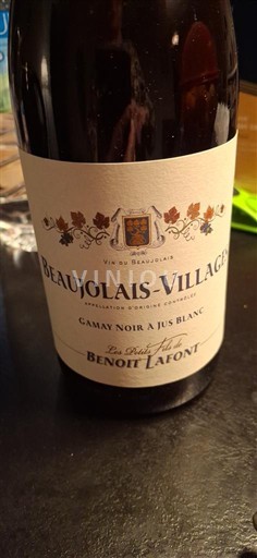 Beaujolais Beaujolais Villages Benoît Lafont Vieilles Vignes Senza annata