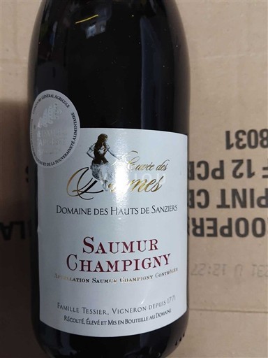 Loire-dalen Saumur-Champigny Domaine S Hauts de Sanziers des Dames 2024