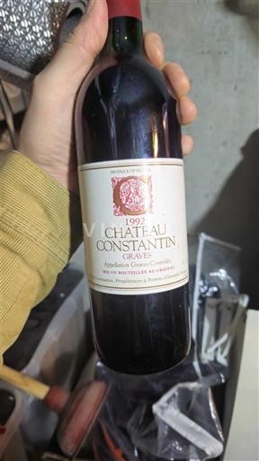 Bordeaux Graves Château Constantin 1992