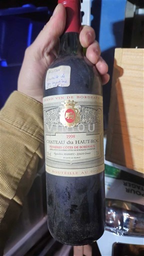 Bordeaux Những sườn đầu tiên của Bordeaux Château Haut-Roc 1998