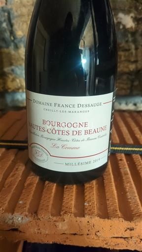 Bourgogne Domaine France Dessauge La Corvée 2019