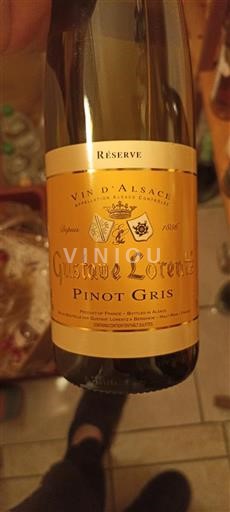 Alsace Gustave Lorentz Réserve 2021