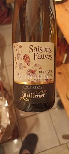 Alsace Wolfberger Saisons Fauves 2023