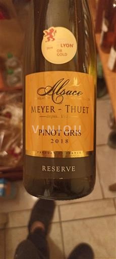 Alsacia Meyer-Thuet Réserve 2018