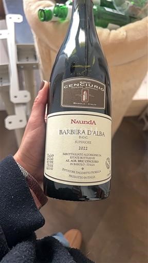 Piemonte Barbera d'Alba Centurione NaundA 2022
