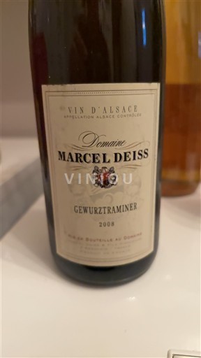 Alsace Domaine Marcel Deiss Gewurztraminer 2008