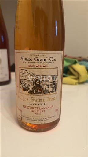 Elzas Gewurztraminer Grand Cru Clos Saint Imer La Chapelle 2004