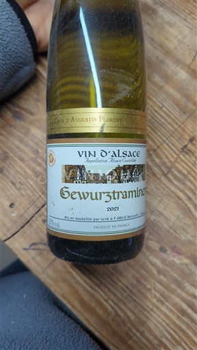 Alsasko Gewürztraminer Cave d'Augustin Florent 2021