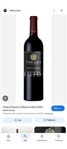 Kustområdet Stellenbosch Tokara Director's Reserve Red 2020