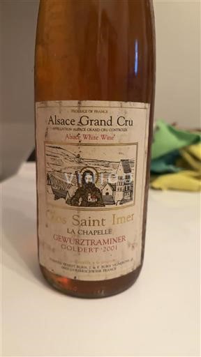 Elzas Gewurztraminer Grand Cru Clos Saint Imer La Chapelle 2001