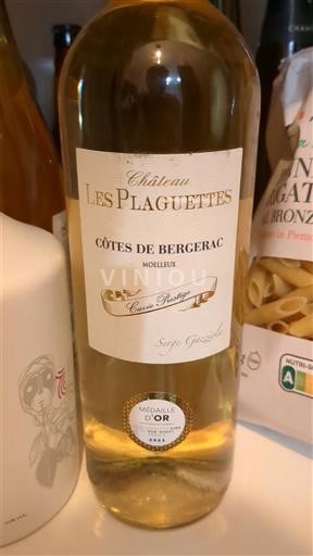Sydvestfrankrig Côtes-de-bergerac Château Les Plaguettes Prestige Ikke årgangsbestemt