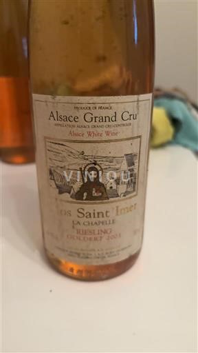 Alsacia Riesling Grand Cru Clos Saint Imer La Chapelle 2003