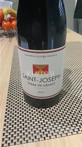 Vallée du Rhône Saint-Joseph Vignoble Olivier Decelle Terre de Granit 2021