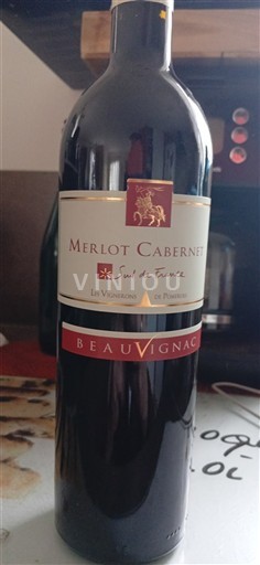 Languedoc og Roussillon Pays d'Oc Beauvignac Merlot Cabernet 2011